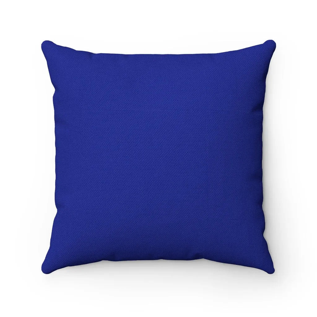 Blue Mosaic Petals Throw Pillow Cover | Spring and Summer Home Decor | Festive Fit Home