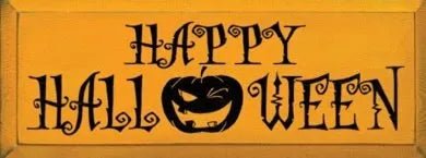 Classic Happy Halloween Jack - o - Lantern Wood Sign - 7"x18" - Festive Fit Home