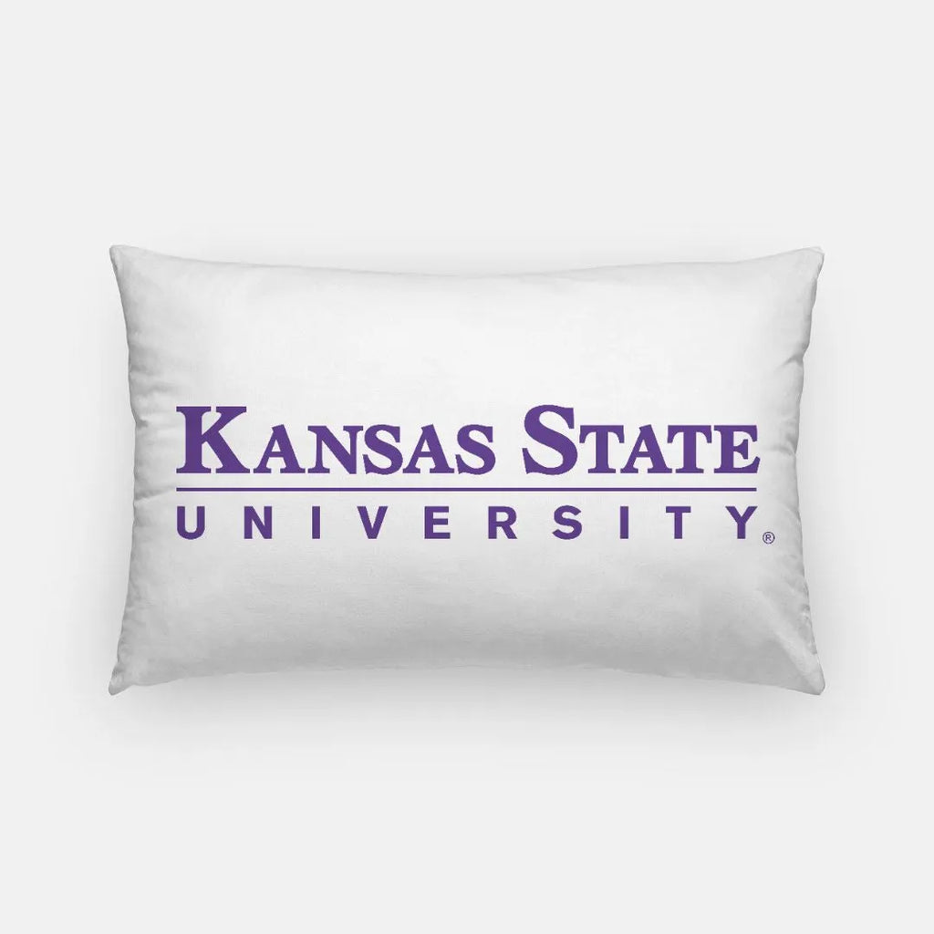 Kansas State University Tradional Lumbar Pillow Cover | Gifts | Festive Fit Home