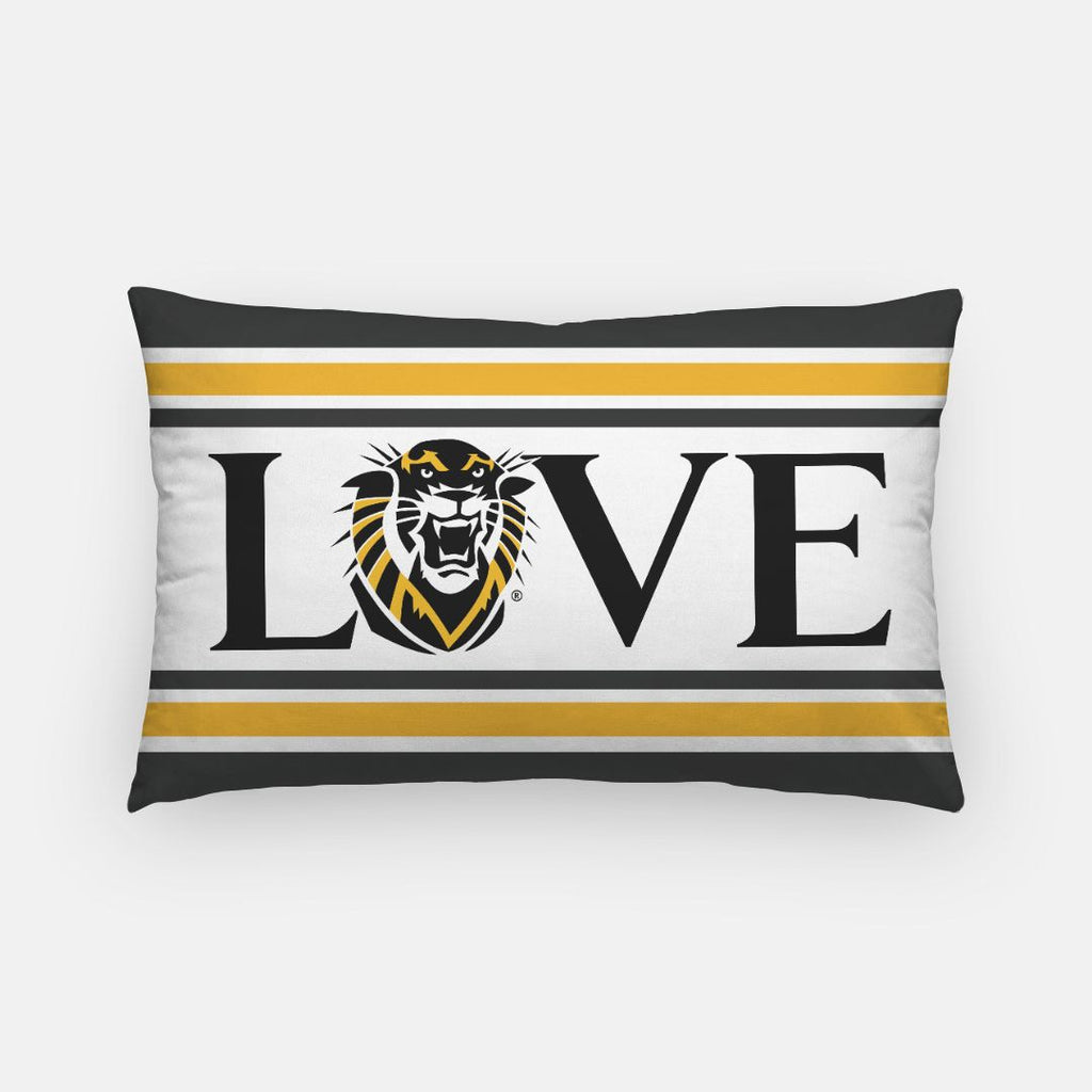 FHSU "LOVE" Lumbar Pillow Cover | Official Gift Shop | Dorm Decor