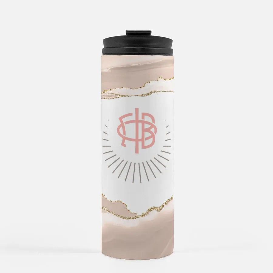 Gamma Phi Delta Thermal Tumbler 16 oz. - Geode | Accessories and Gifts | Festive Fit Home