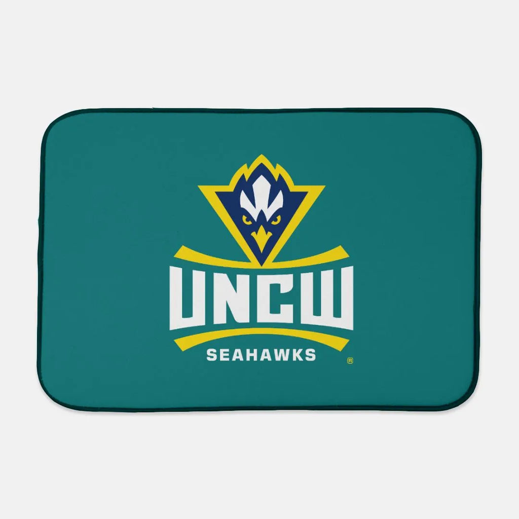 UNCW Seahawks Dish Drying Mat - Teal | Custom College Dorm Decor