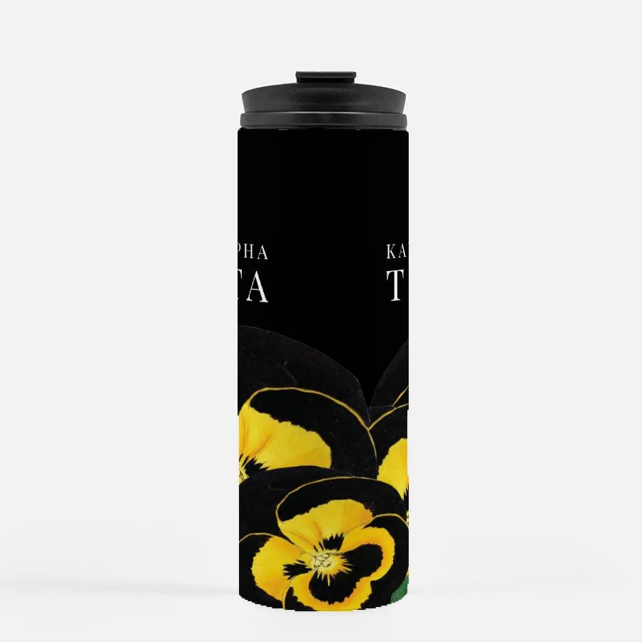 Kappa Alpha Theta Thermal Tumbler - Pansy 16 oz. | Official Gift Shop | Official Merchandise | Festive Fit Home