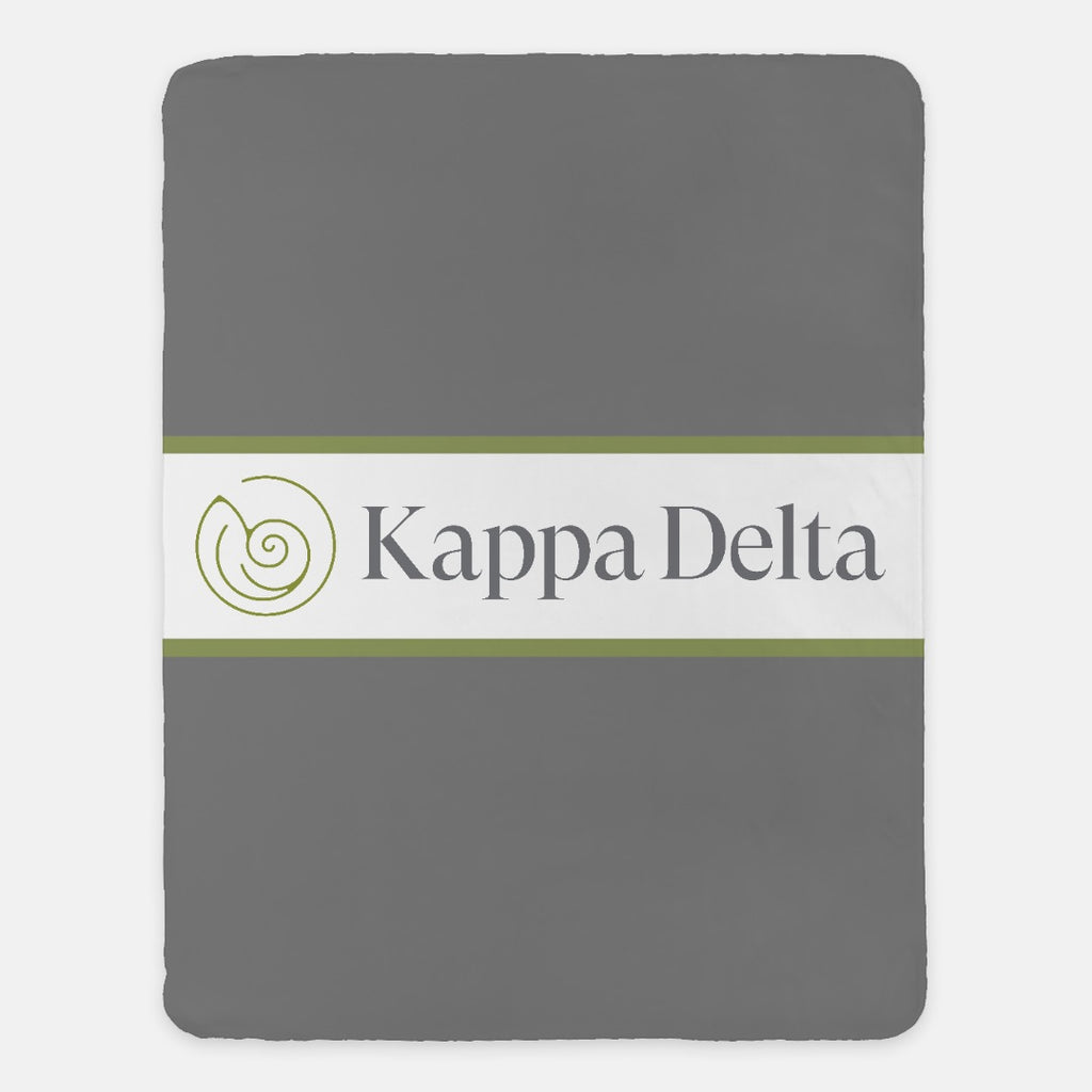 Kappa Delta Blanket - Traditional Band 60"x80" | Custom Gifts | Decor | Festive Fit Home