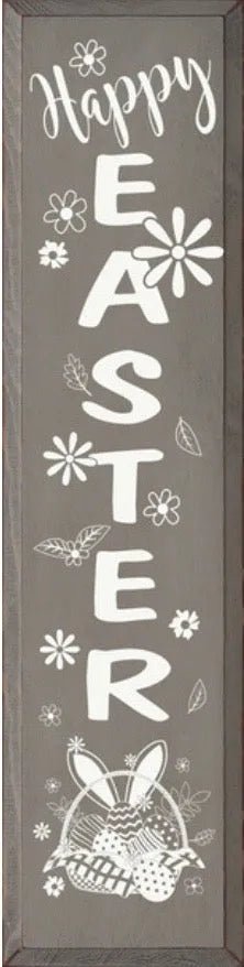 Happy Easter Porch Sign - 10"x48" - Festive Fit Home