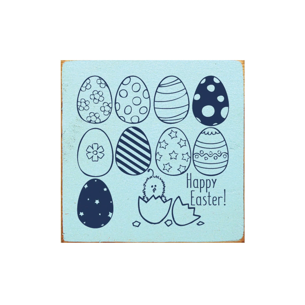 Happy Easter Wood Sign - 7"x7" - Festive Fit Home