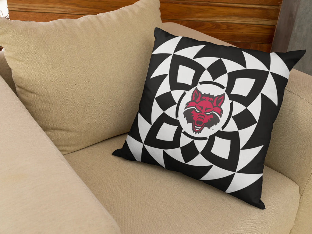 Arkansas State Pillow Cover - Tribal 18" | Gift and Decor | Merchandise | Festive Fit Home