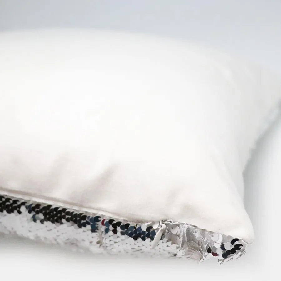 High Point University Panther Seal Sequin Reversible Pillow Cover