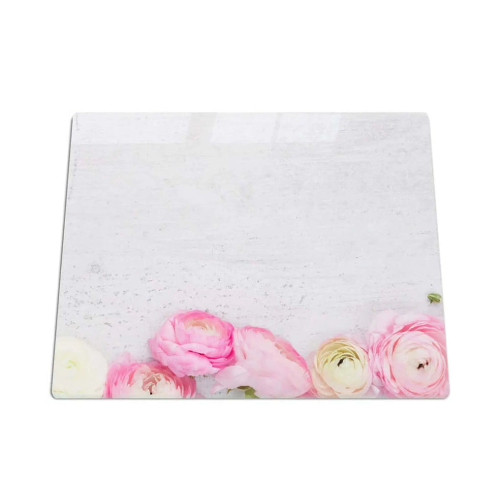 RV Small Stove Top Cover & Cutting Board - Pink Peony - Festive Fit Home