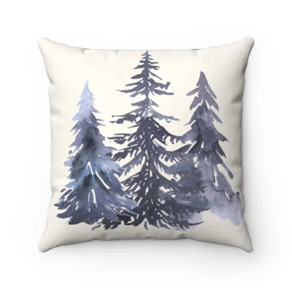 Tall Trees Throw Pillow Cover - Festive Fit Home