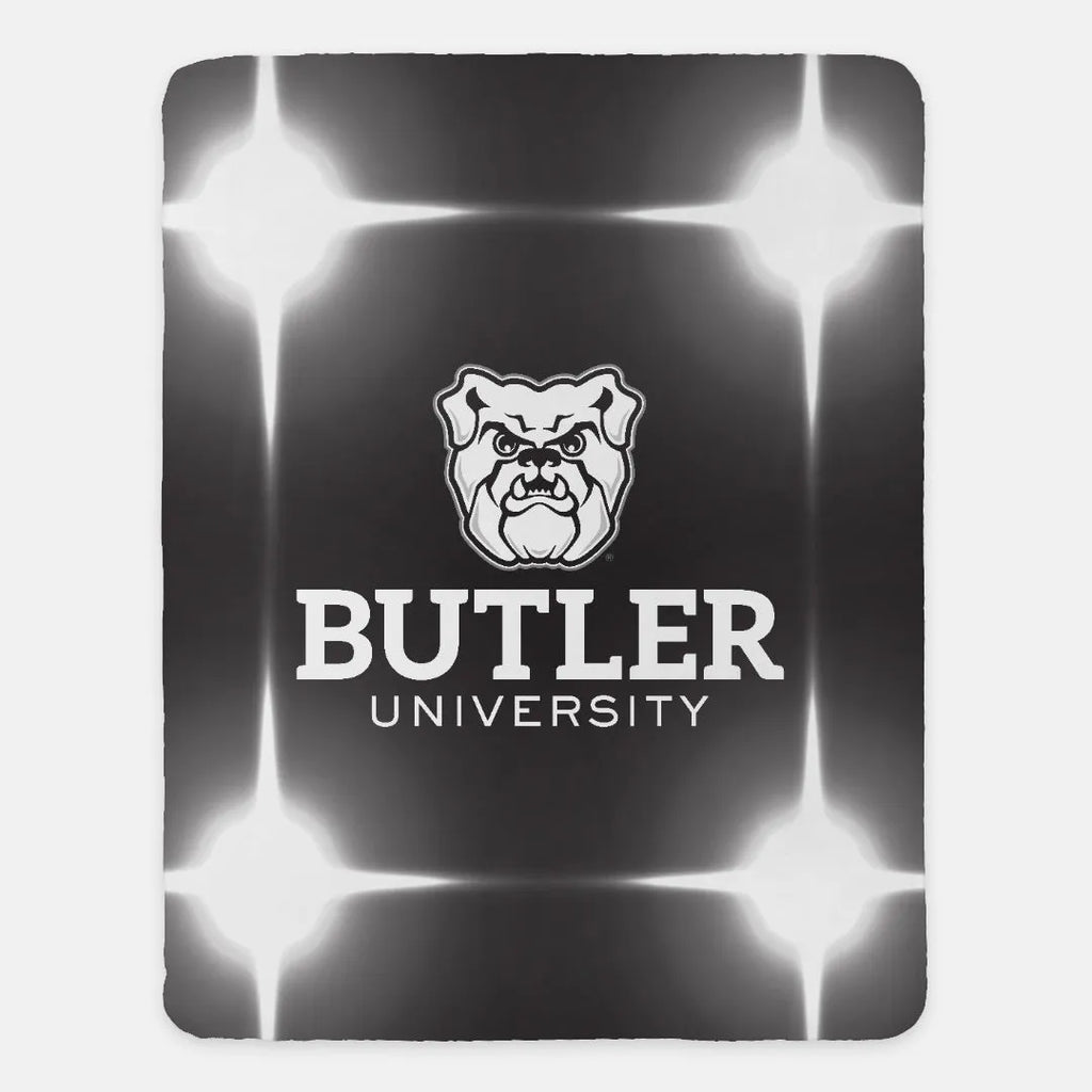 Butler University Blanket - Black Flashing Lights 60"x80" | Gifts and Decor | Festive Fit Home