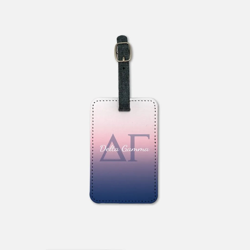 Delta Gamma Luggage Tag (Set of 2) - Gradient | Travel Accessories | Festive Fit Home