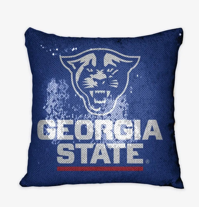 Georgia State University Sequin Pillow Cover | Custom Gifts | Decor