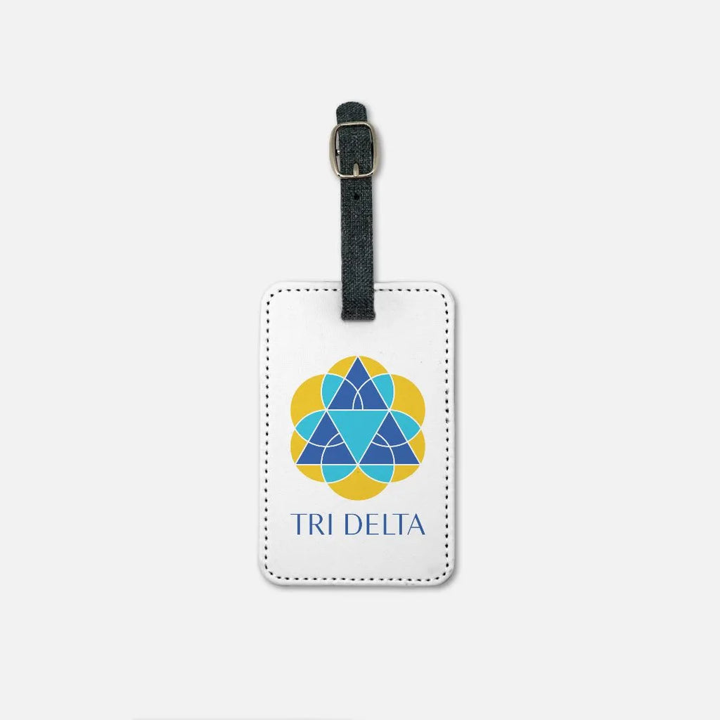 Tri Delta Luggage Tag (Set of 2) - Traditional Logo | Travel Accessories | Festive Fit Home