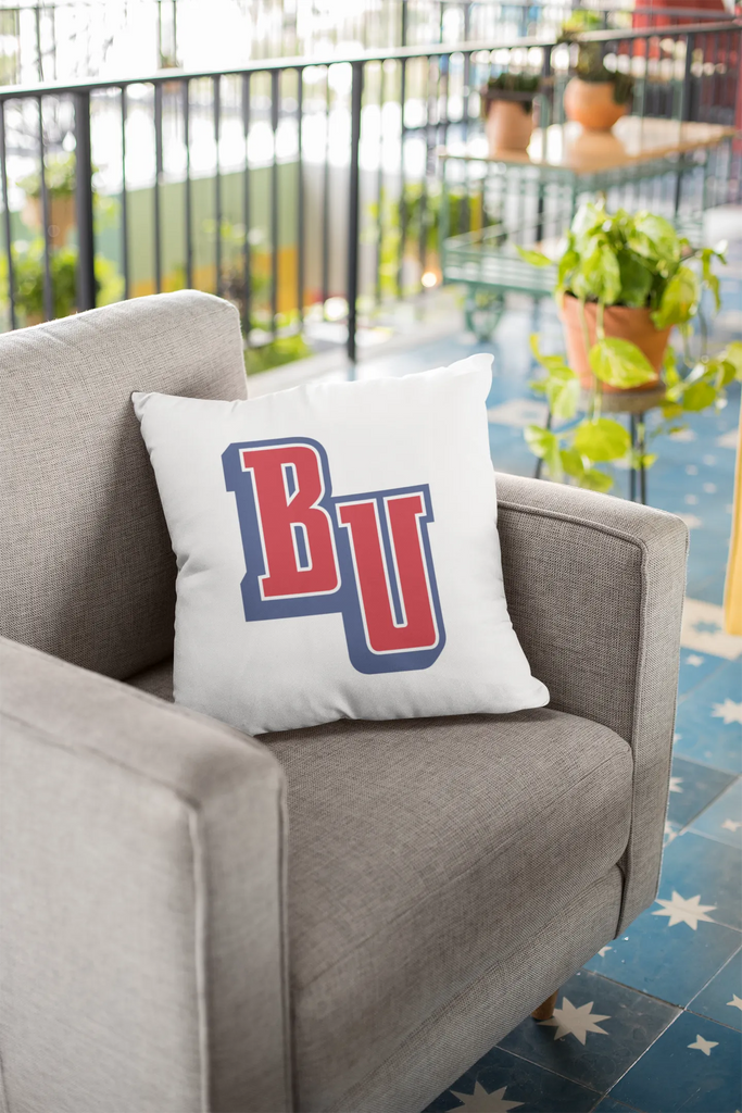 Belmont University BU Pillow Cover 18" | Official Merchandise | Dorm Decor | Festive Fit Home