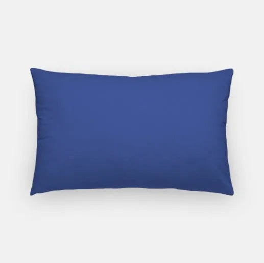 University of Tulsa Lumbar Pillow Cover - Blue Script and Stripes | Gifts and Decor | Festive Fit Home