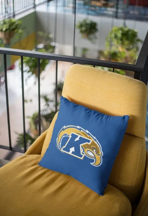 Kent State University Throw Pillow Cover - Traditional Logo - 18" | Gifts and Decor | Festive Fit Home