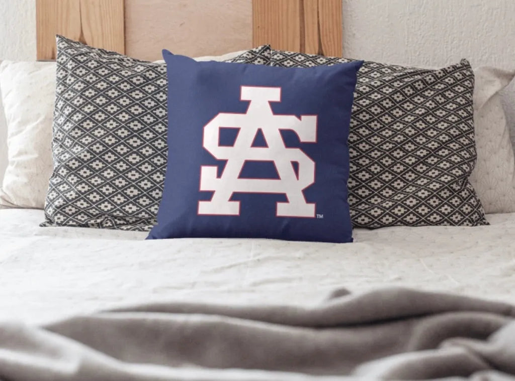 South Alabama Throw Pillow Cover - USA White Letters - 18" | Gifts and Decor | Festive Fit Home