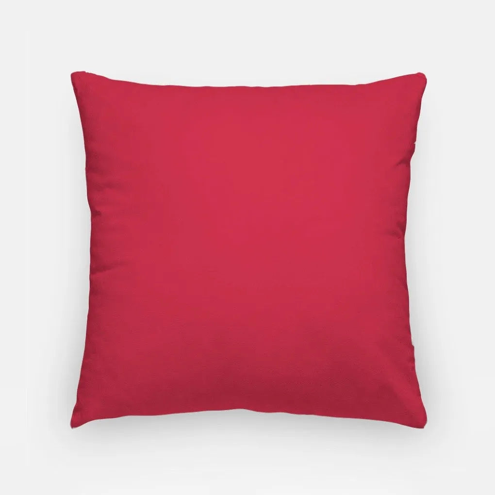 University of Tampa Pillow Cover - Red and White Interlocking - 18" | Gifts and Decor | Festive Fit Home