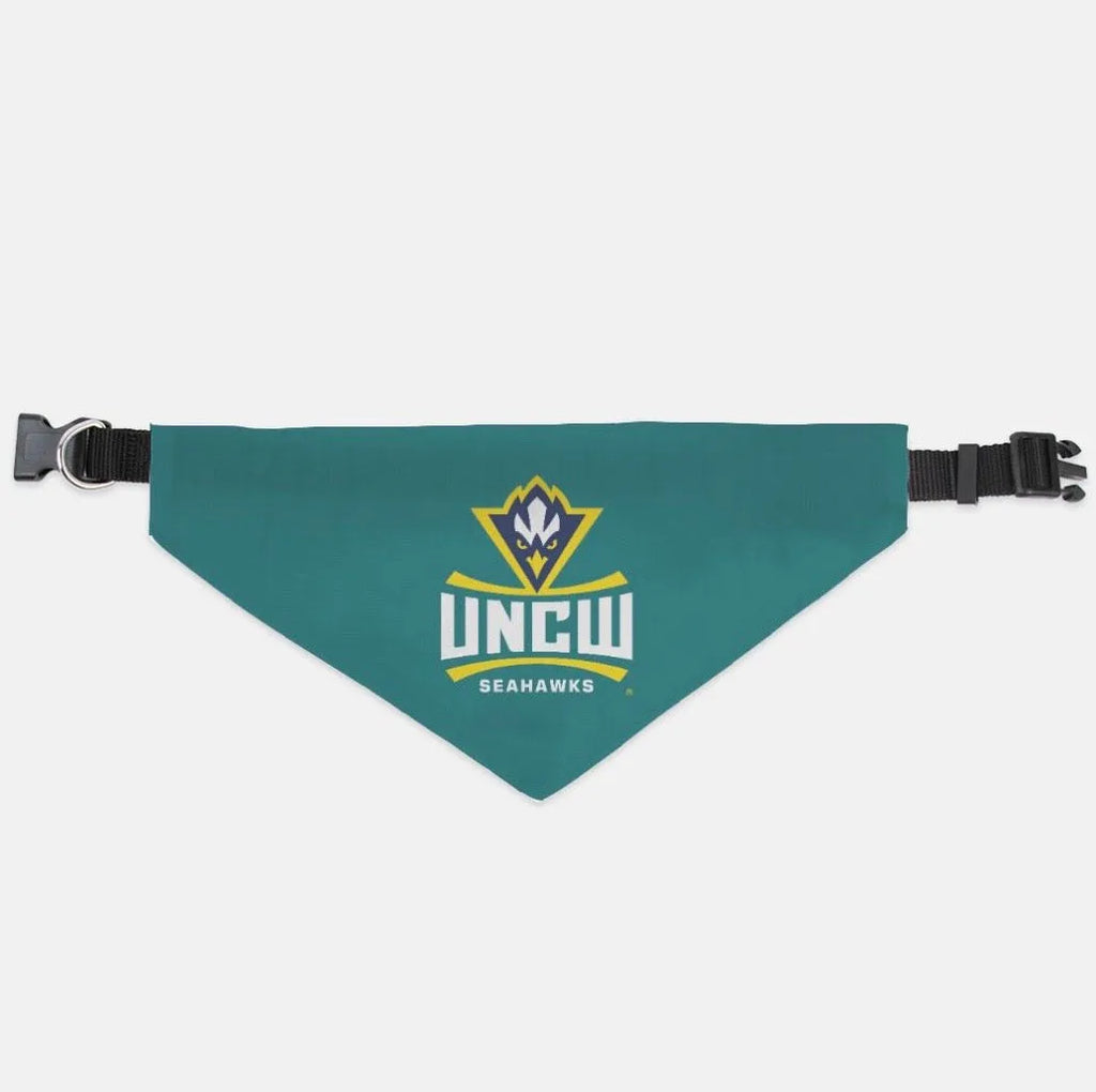 UNC Wilmington Teal Pet Bandana - L/XL | Official Merchandise | Accessories | Festive Fit Home