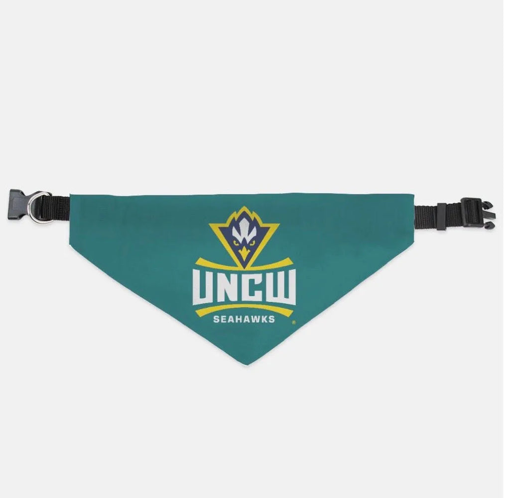 UNC Wilmington Teal Pet Bandana - L/XL | Official Merchandise | Accessories | Festive Fit Home