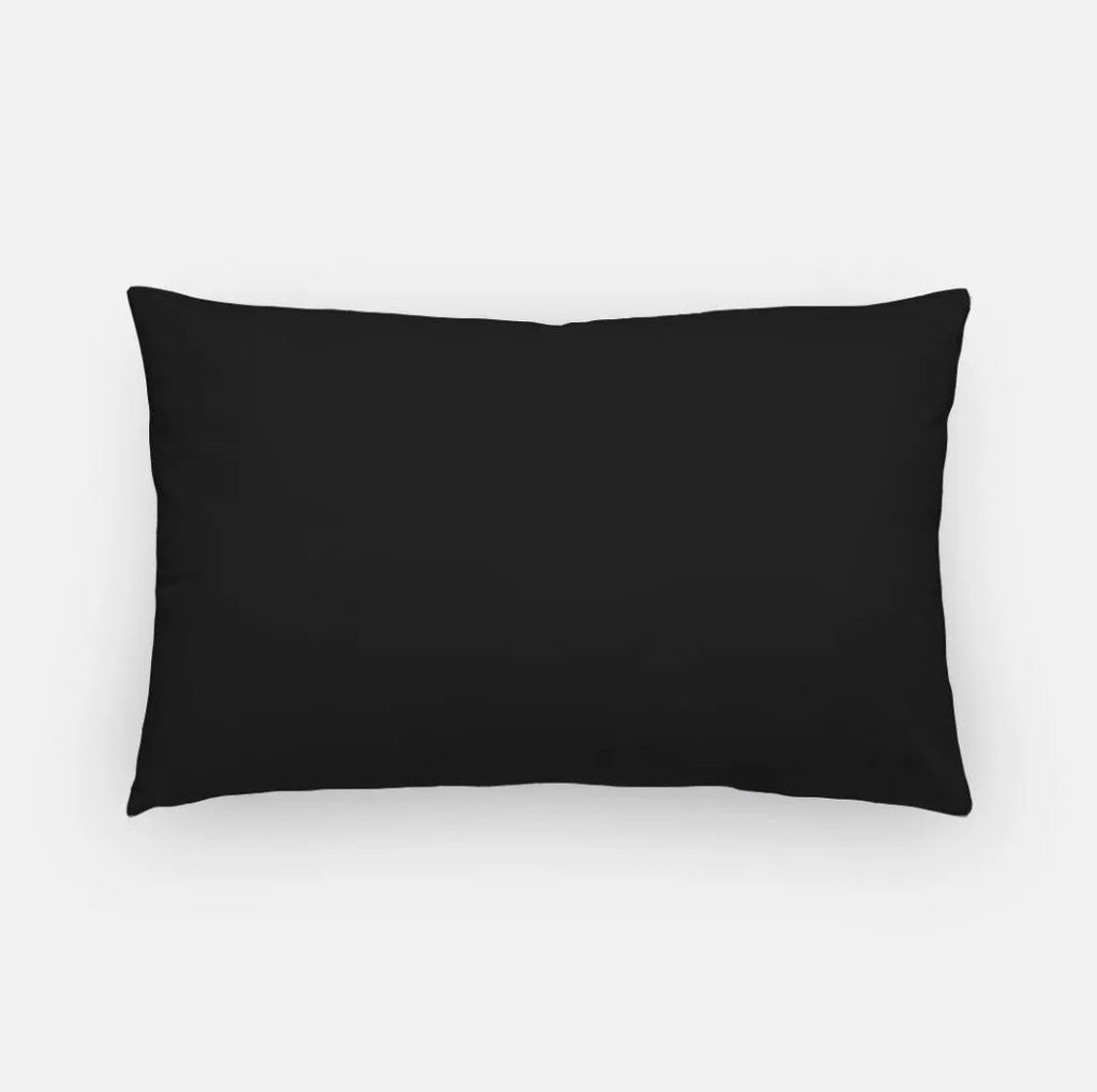 K-STATE Black Lumbar Pillow Cover | Official Merchandise and Gifts | Festive Fit Home