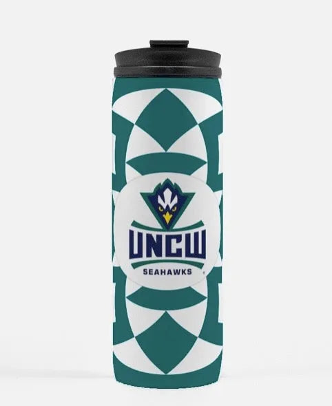 UNCW Thermal Tumbler Tribal Print - Teal | UNC Wilmington Gifts