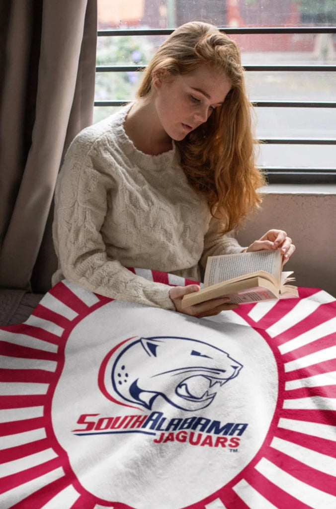 South Alabama Blanket | South Alabama Gifts | South Alabama Dorm Decor