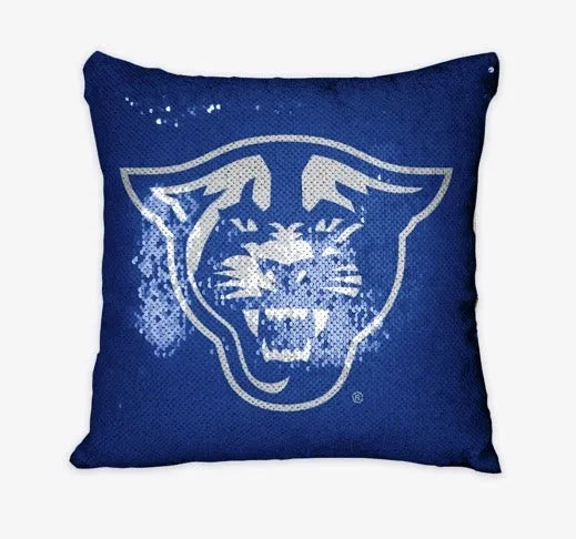 Georgia State University Pillow Cover Sequin - GSU Panther | Gifts  and Merchandise | Festive Fit Home