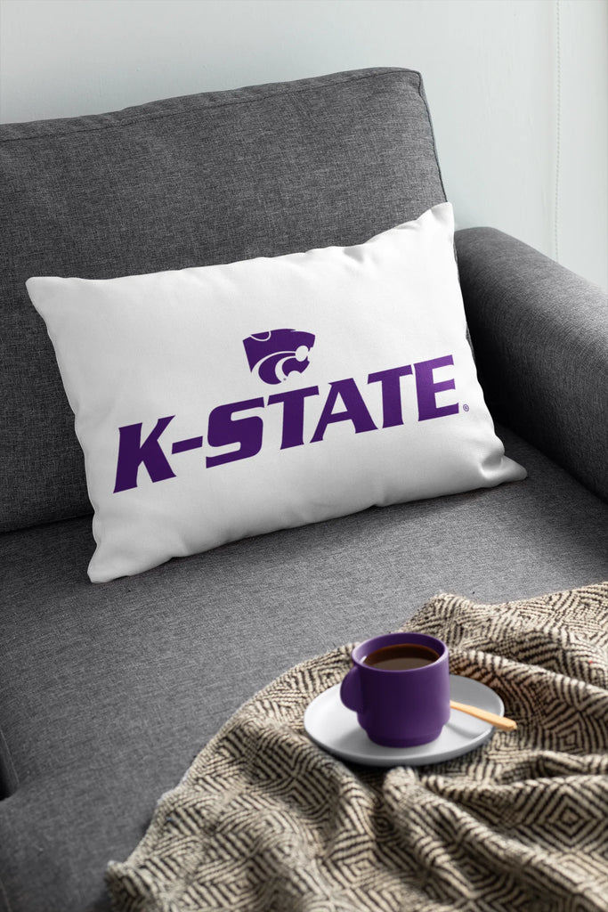 K-STATE Lumbar Pillow Cover | Official Merchandise | Gifts and Decor | Festive Fit Home