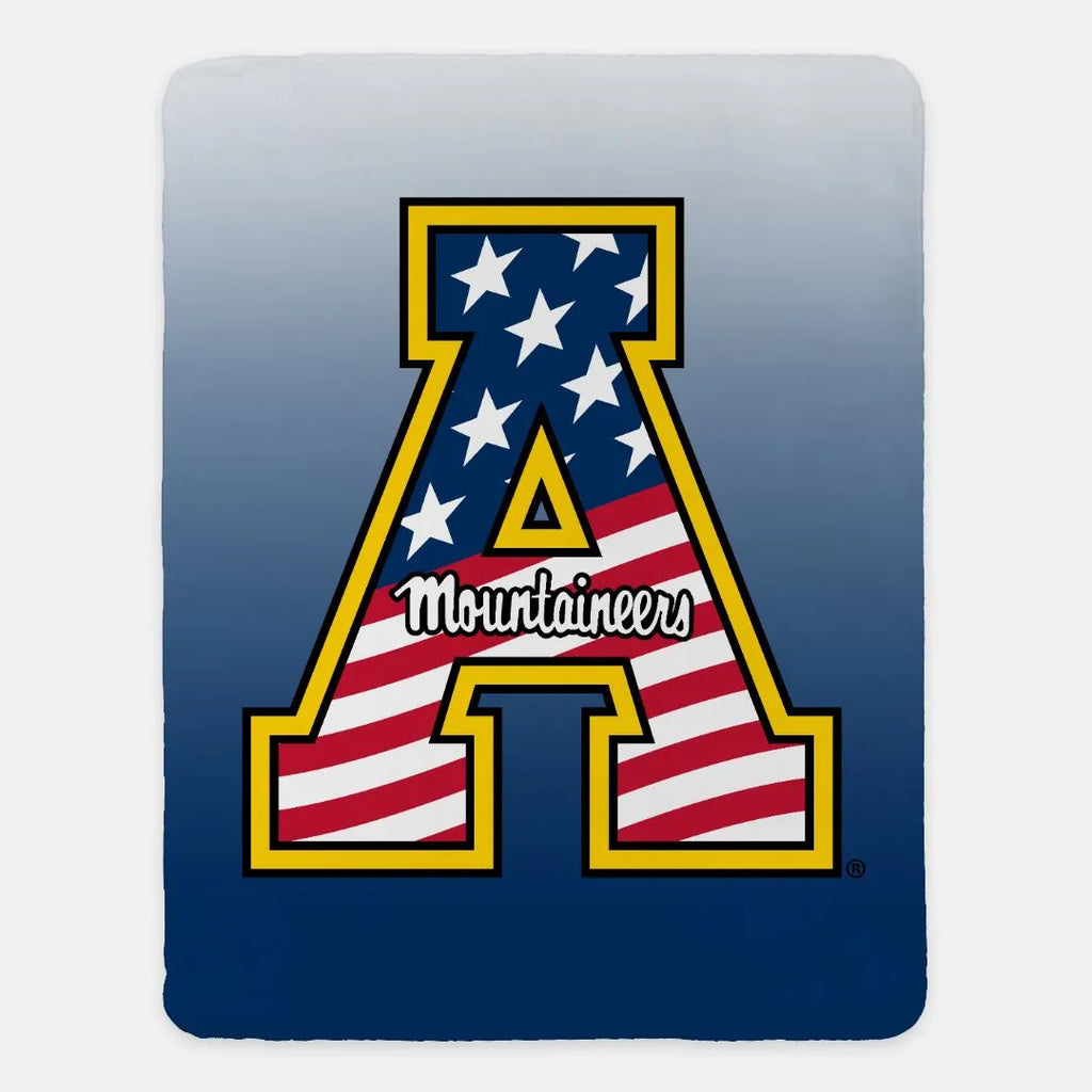 Appalachian State Mountaineers Blanket - Heroes Day Gradient 60"x80"