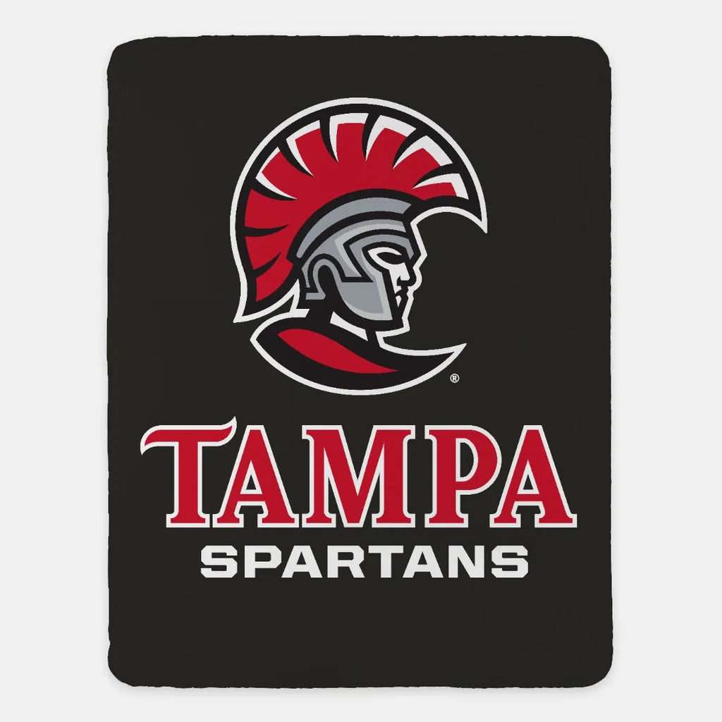 Tampa Spartans Sherpa Blanket - 60"x80" | Official Merchandise | Decor | Festive Fit Home