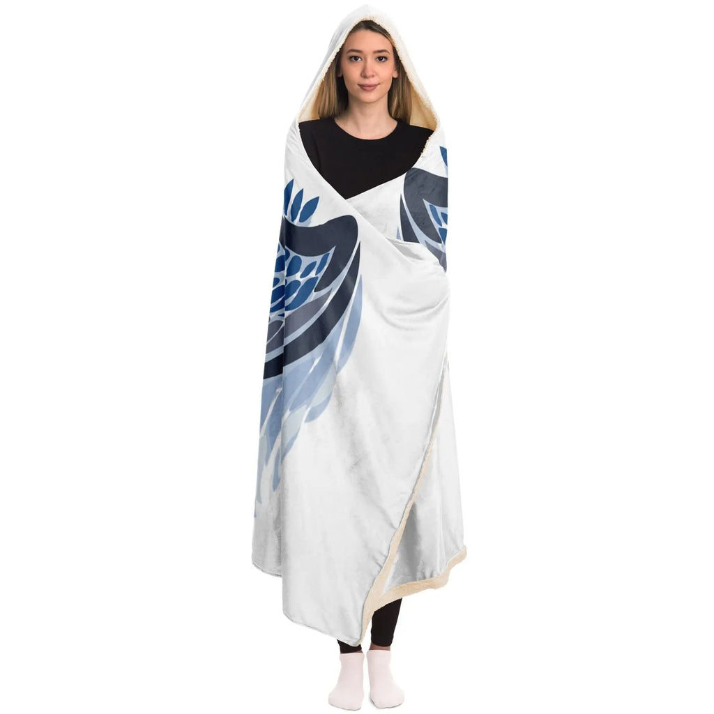 Pi Beta Phi  Large Hooded Sherpa Blanket - Angel Wings | Gifts | Decor | Festive Fit Home