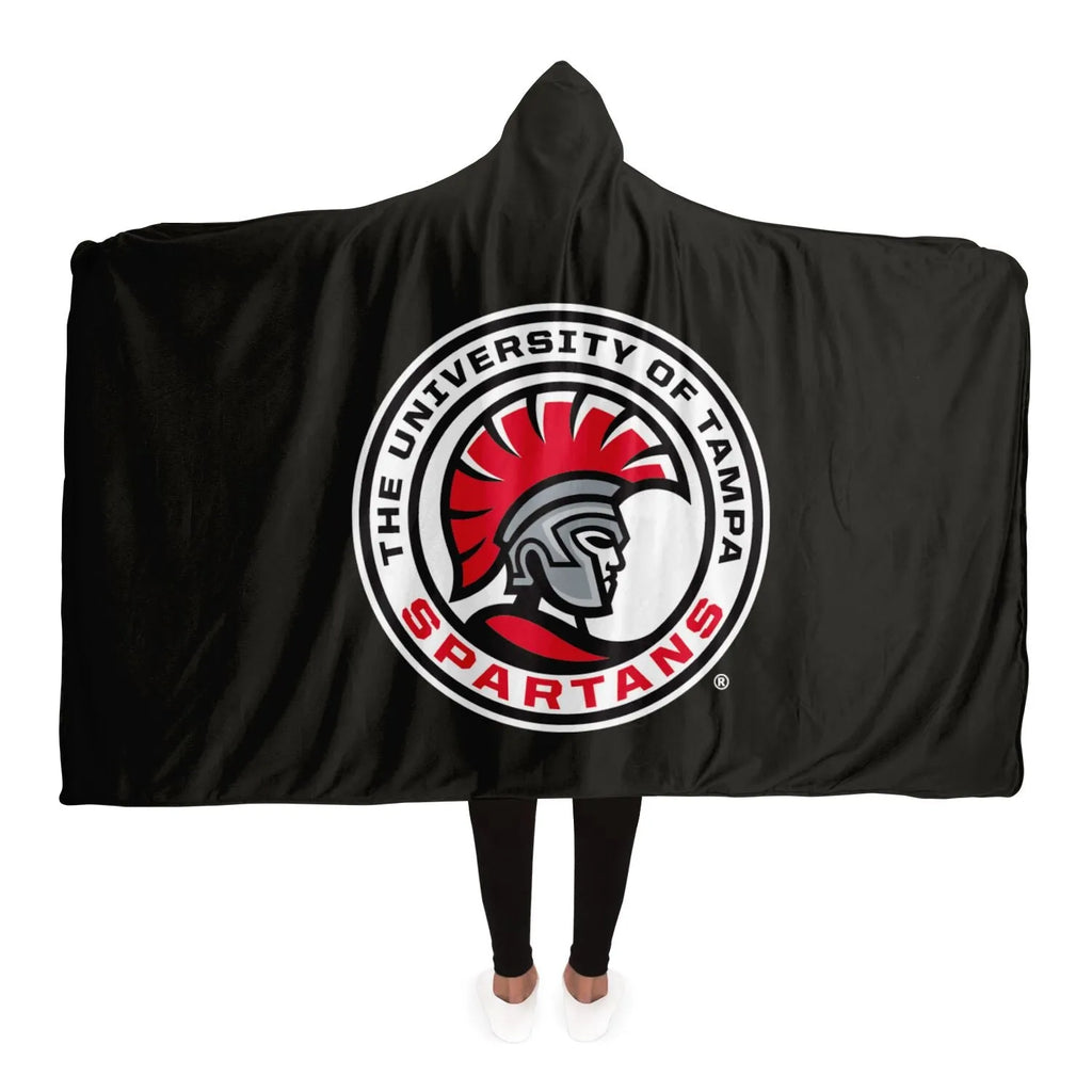 University of Tampa Spartan Seal Hooded Blanket | Gifts and Apparel | Merchandise | Festive Fit Home