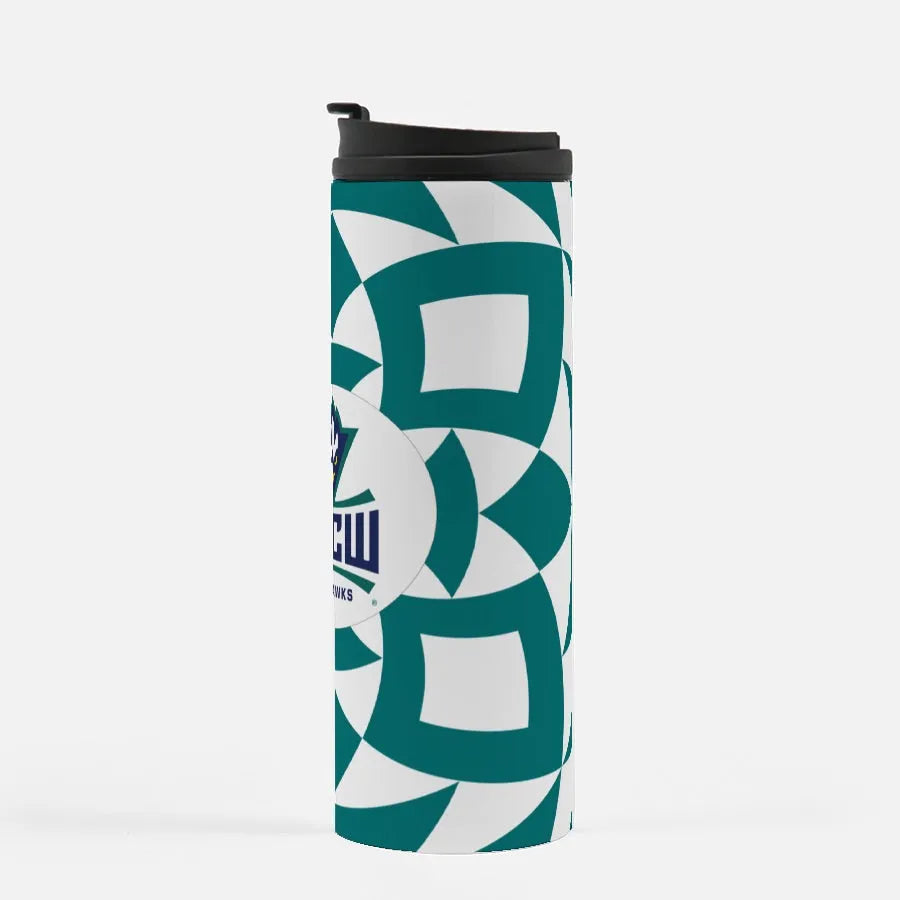 UNCW Thermal Tumbler Tribal Print - Teal | UNC Wilmington Gifts