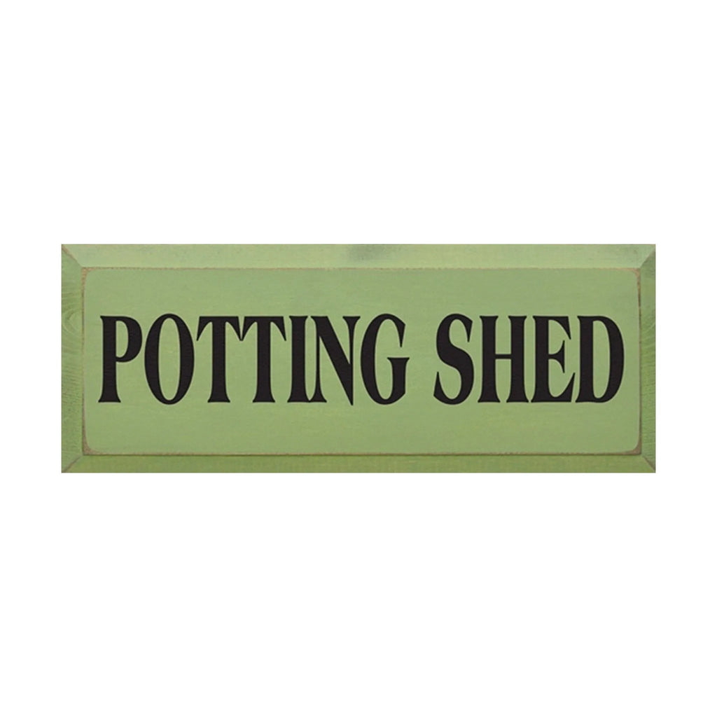 Potting Shed Wood Sign - 7"x18" - Festive Fit Home