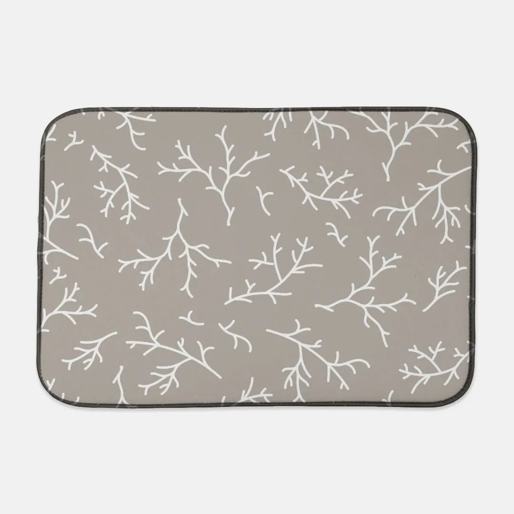 Winter Branches Dish Drying Mat - Festive Fit Home